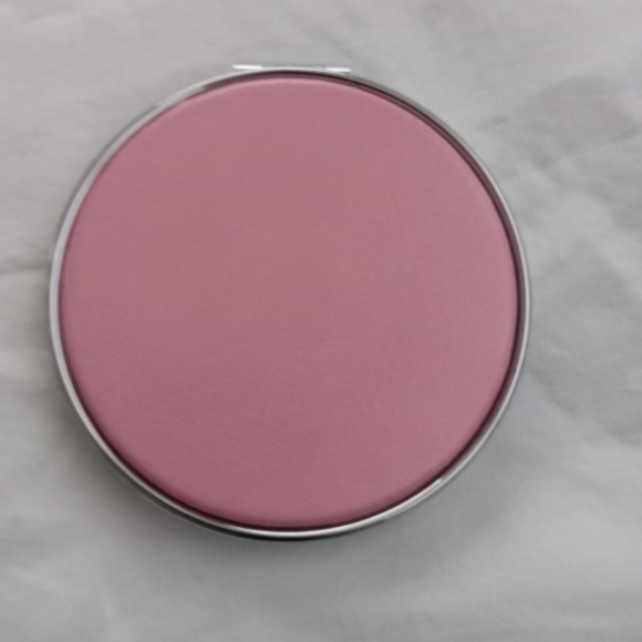 Pink Bee  w quicksand Waterfall Glittered Compact Double Sided Mirror  NEW - Picture 3 of 4